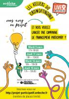 Nouvelle session des ateliers du Crowdfunding