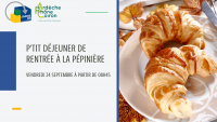 Petit déjeuner de rentrée à la pépinière